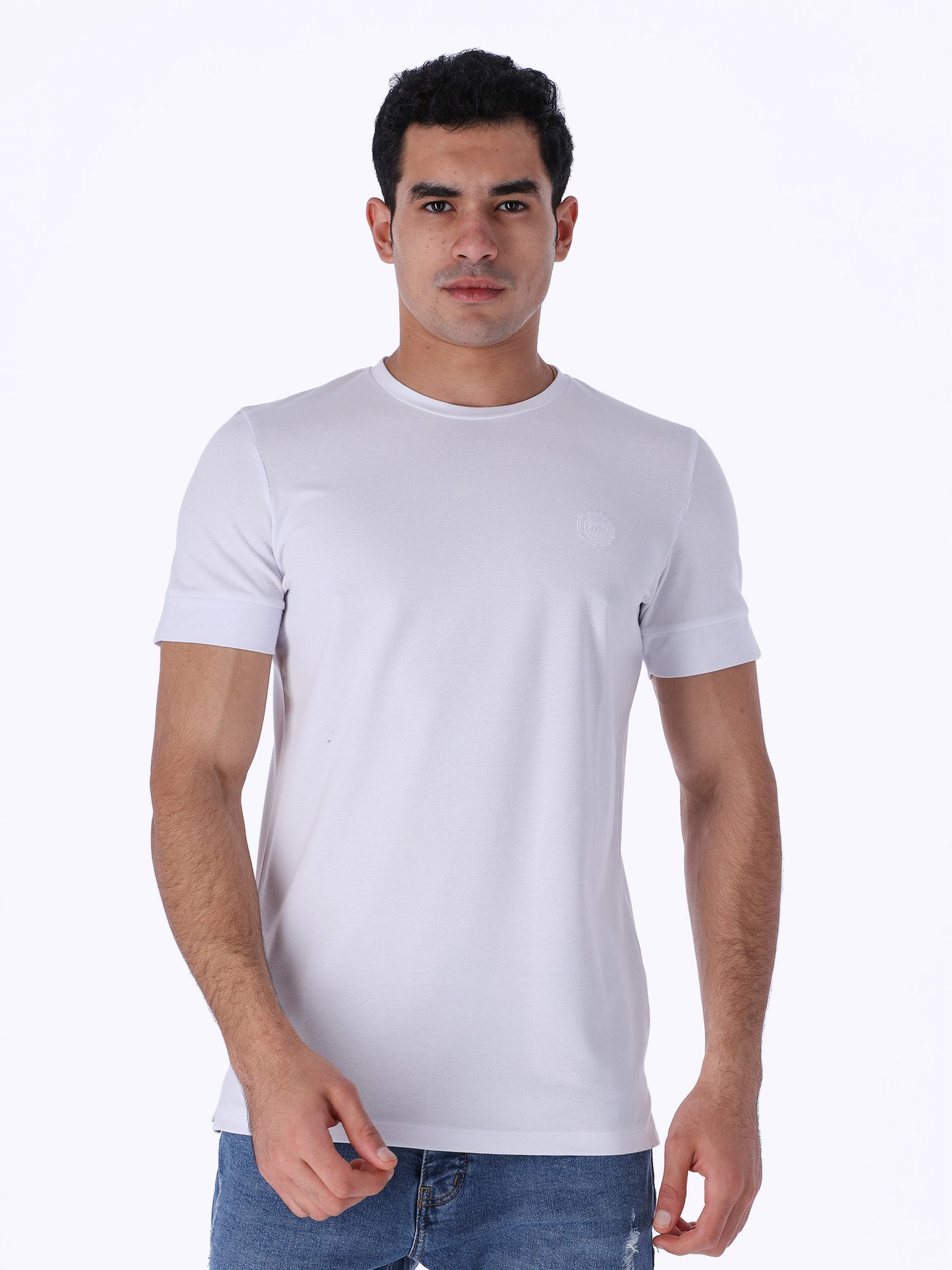 Daniel Hechter Men's Pique Lycra Basic T-Shirt