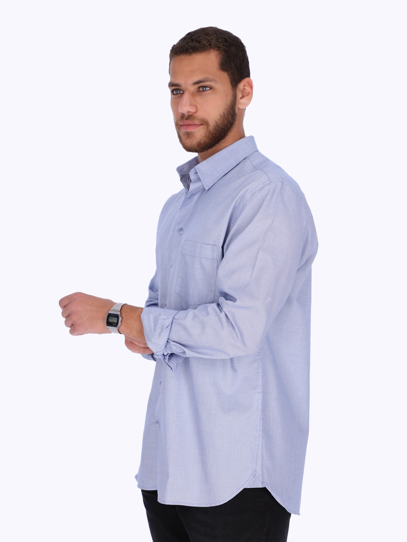 Daniel Hechter Men's Shirt Textured Regular Fit Shirt