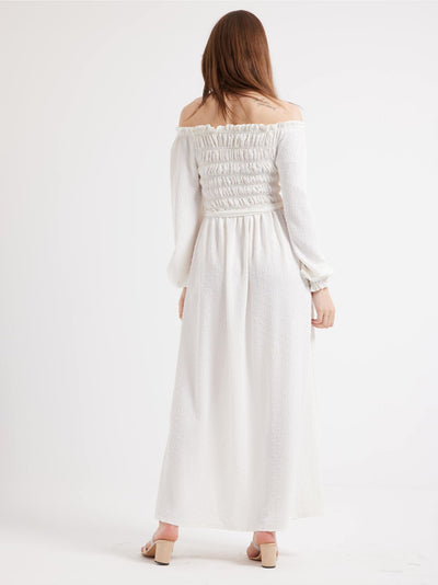 Afternoon Stroll Maxi Dress - White