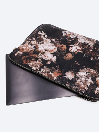 Serpenti Women's Floral Pattern Sleeve Laptop Case