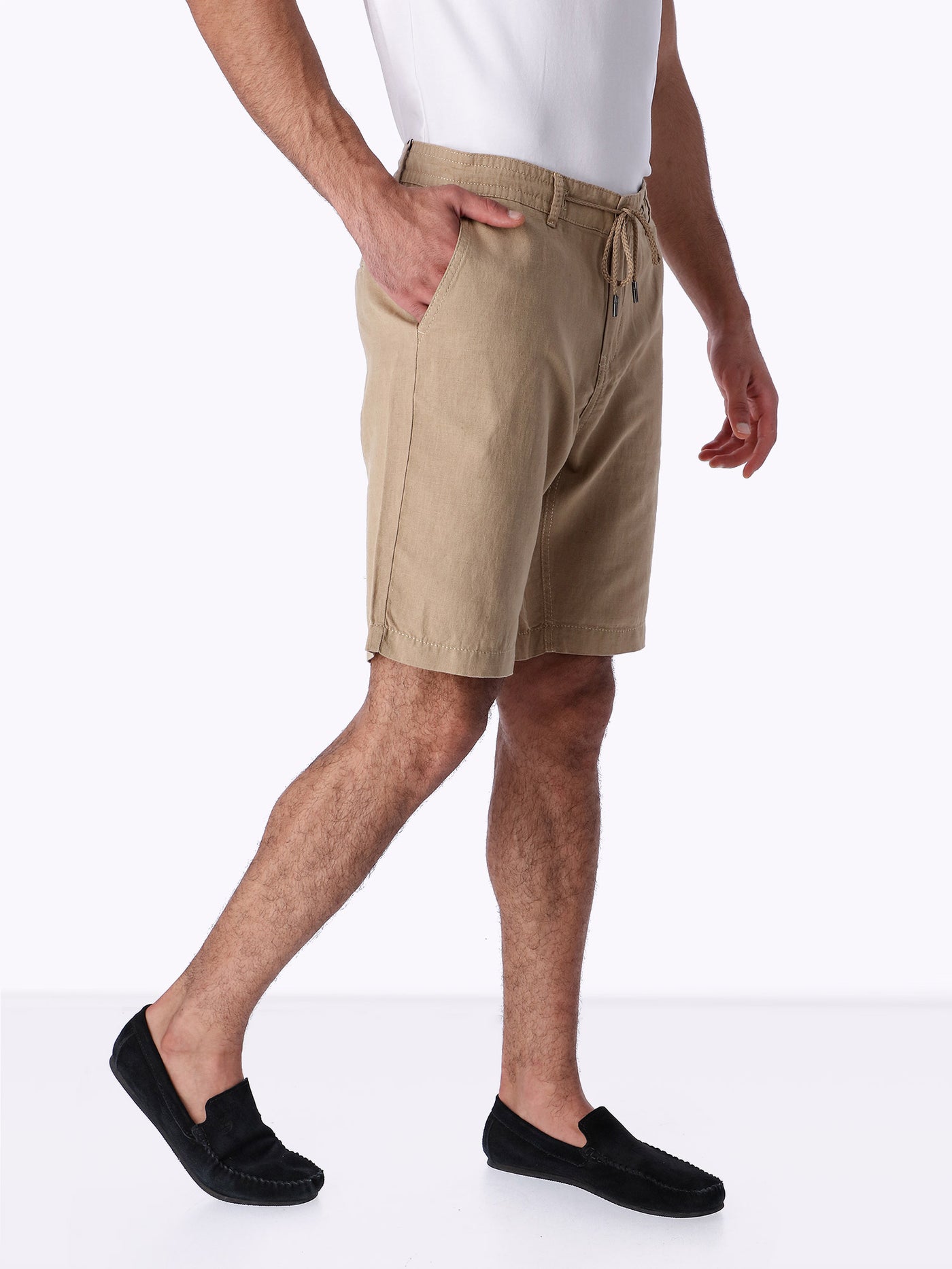 Daniel Hechter Men's Linen Drawstring Shorts