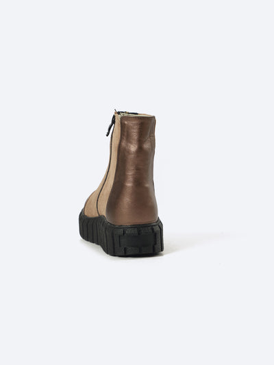Boots - Bi-tone - Front Zip