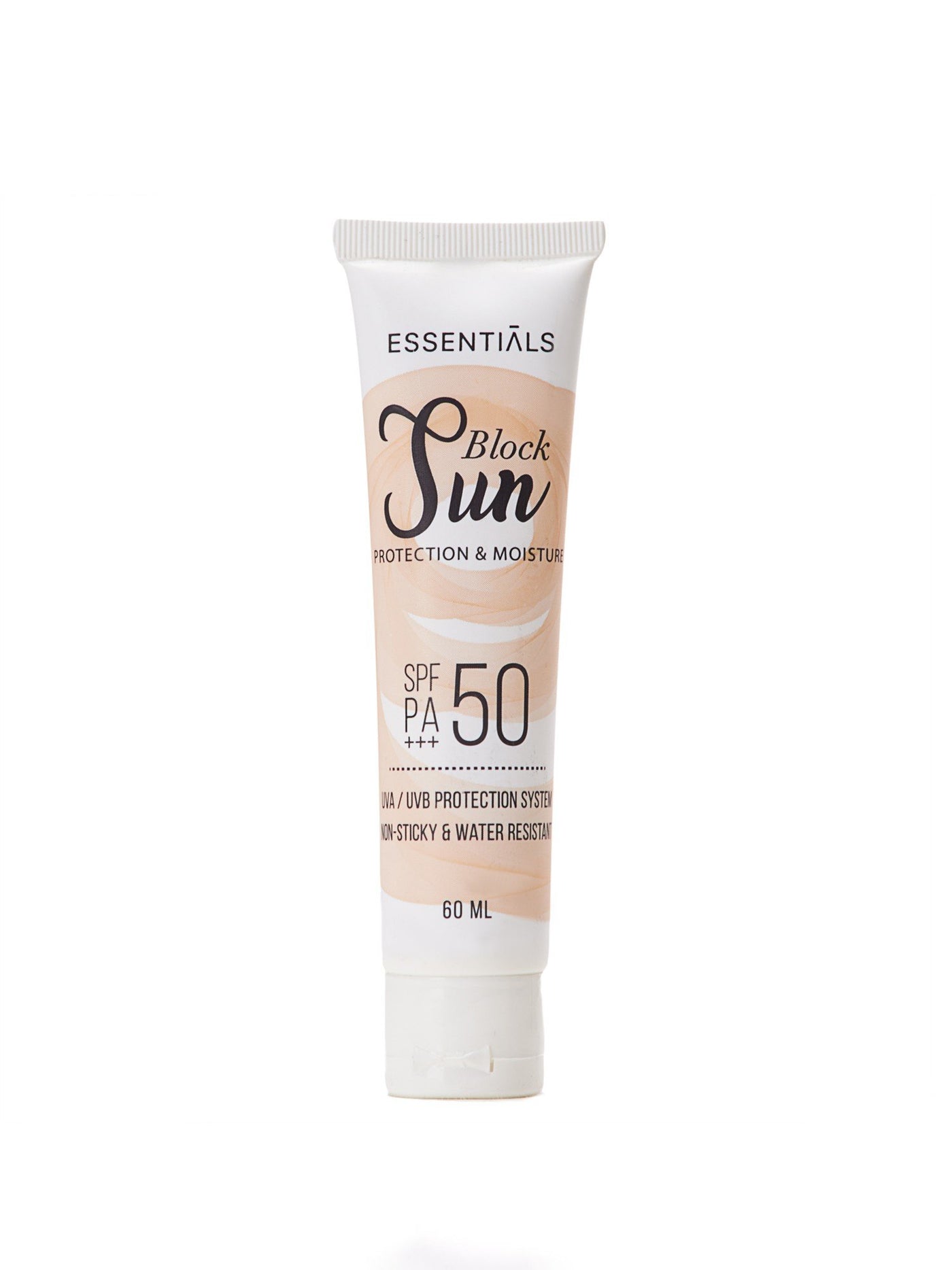 Essentials Sun Block SPF 50 PA+++ "Protection and Moisture" - 60 ML