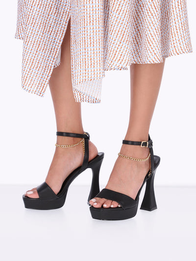 Pixi Women's Chain Detail High Heel Sandals