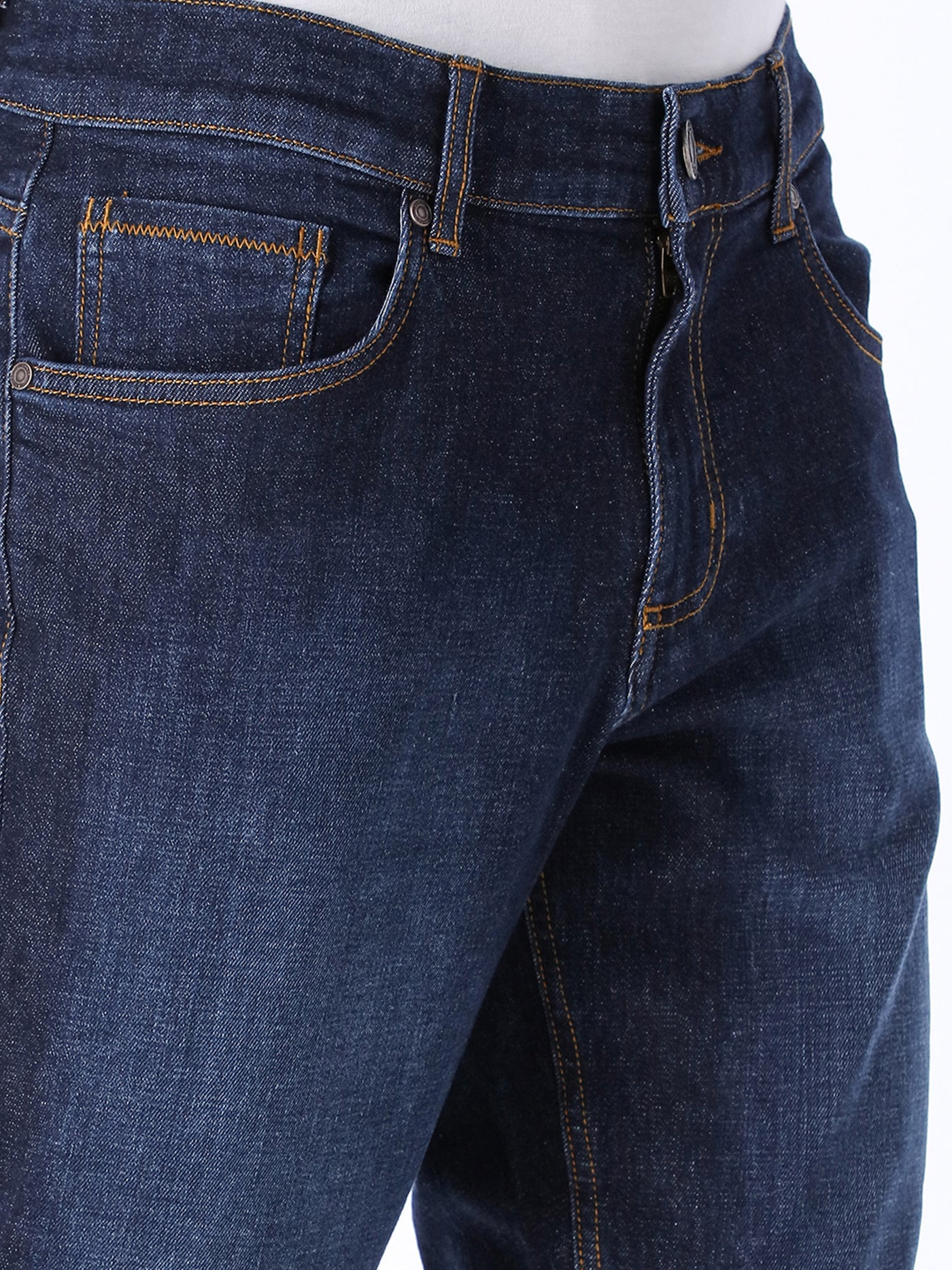 Daniel Hechter Men's Washed Effect Denim Pants