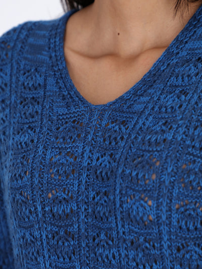 Pull Ajour Knit Sweater