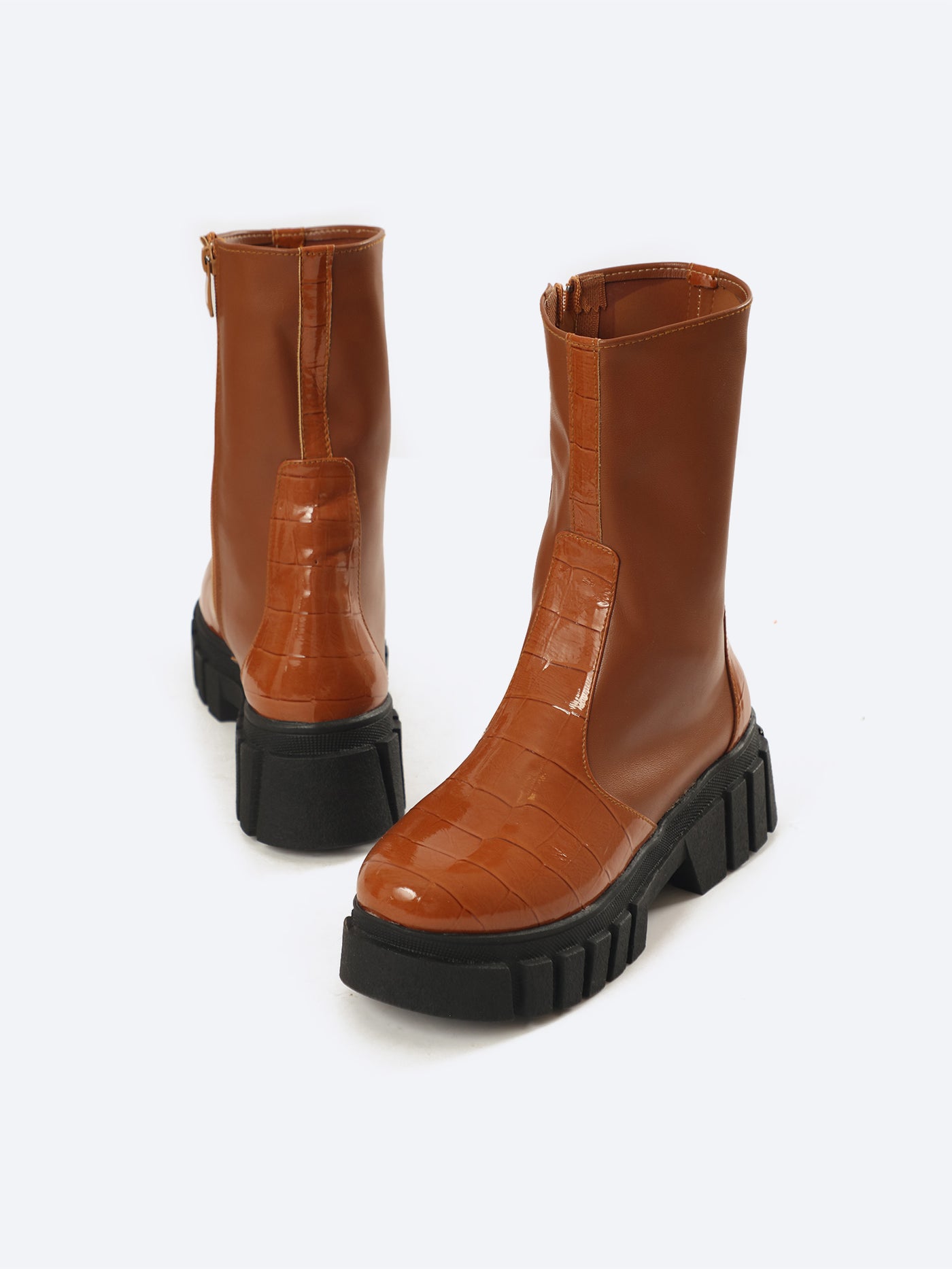 Boots - Fashionable - Animal Pattern