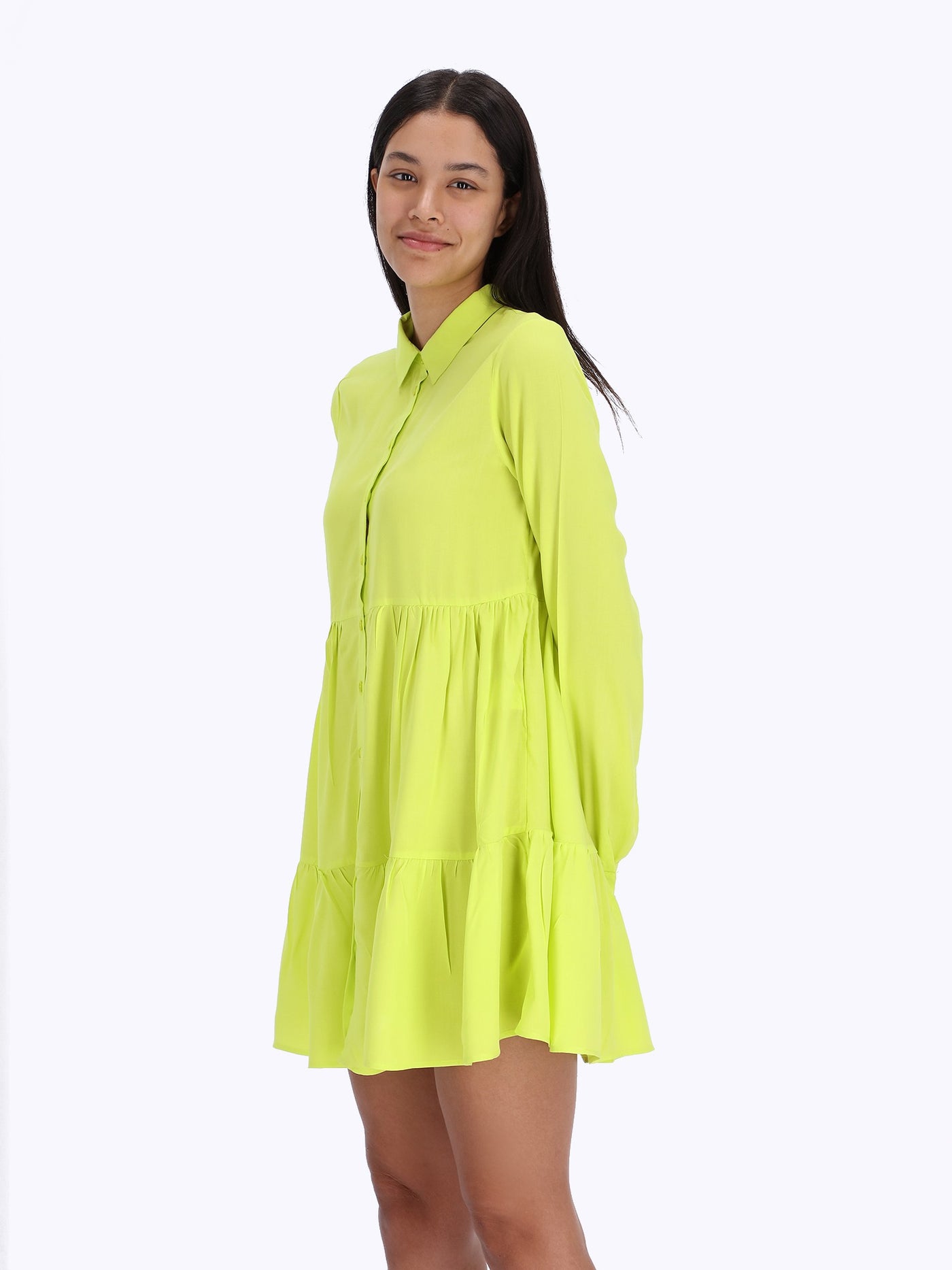 OR Women's Tiered Mini Shirt Dress
