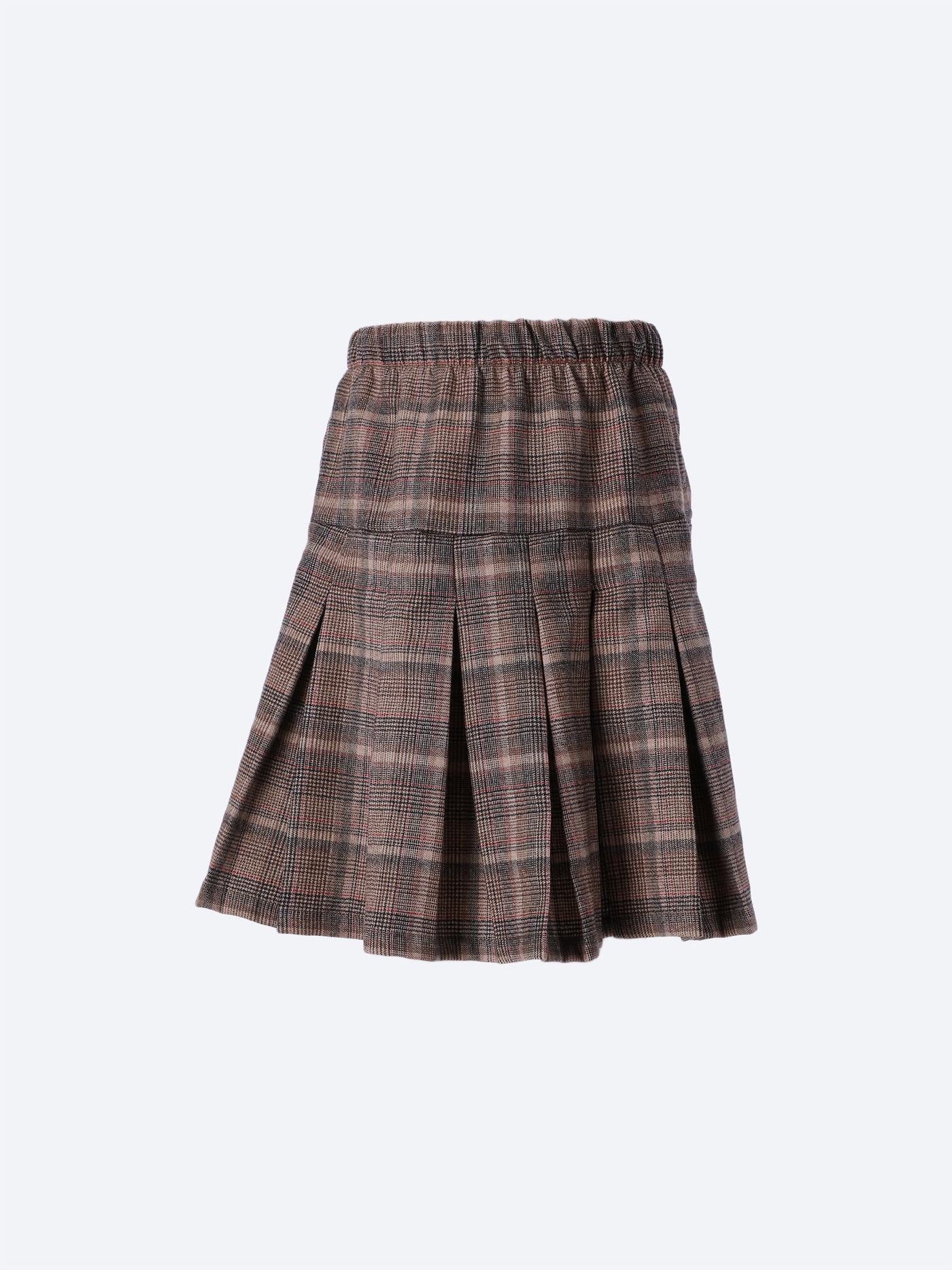 Ozone Kids Girls Pleated Plaid Skirt