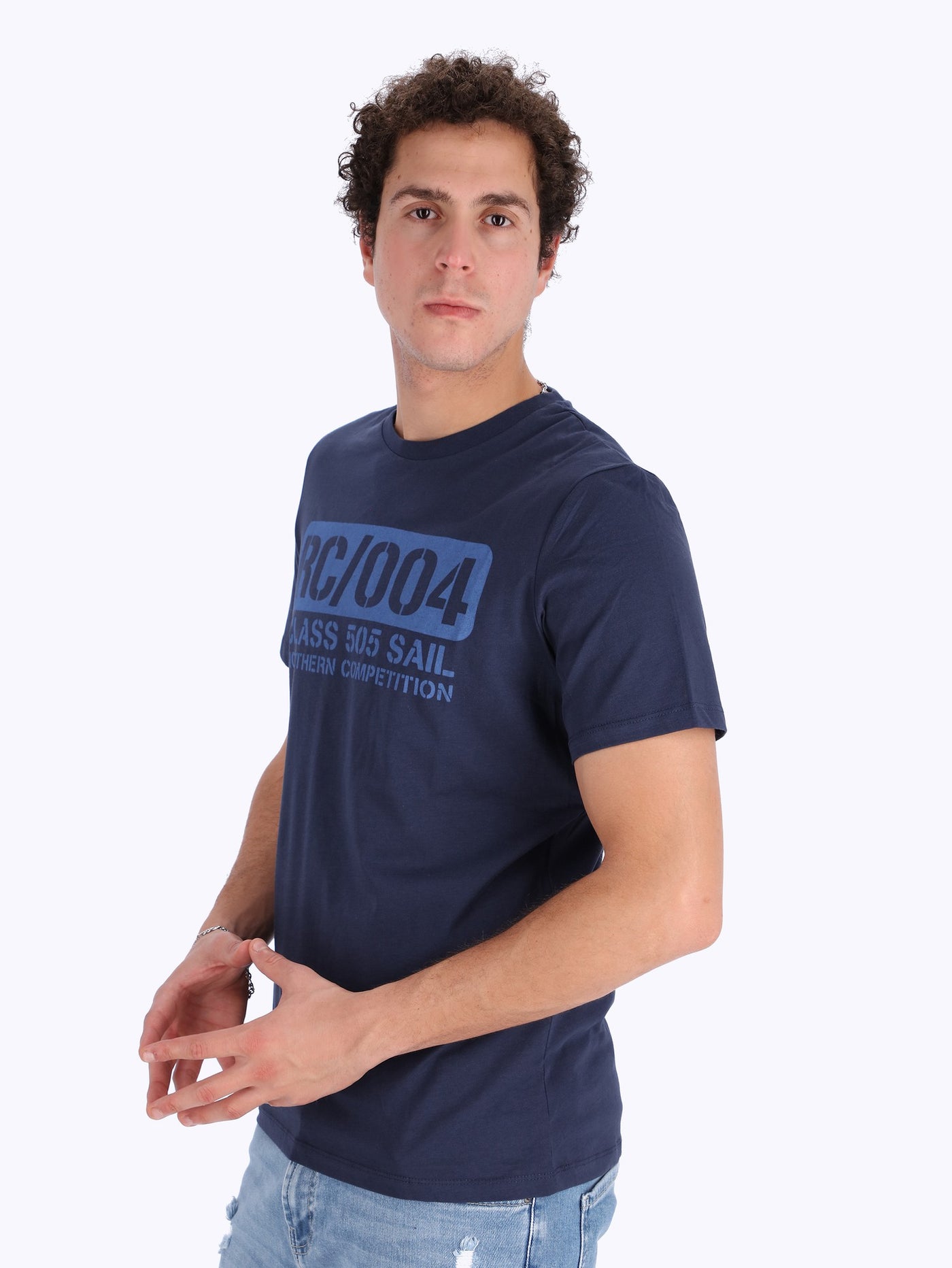 O'Zone Men's Front Print T-Shirt