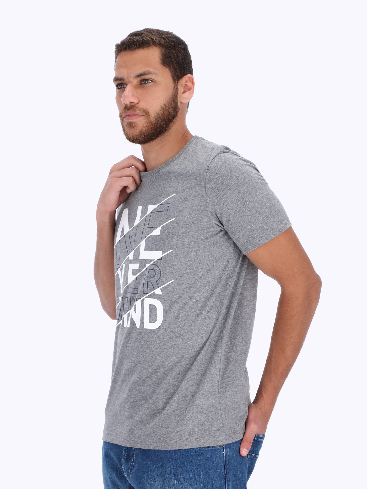OR Men's Front Print Marled T-Shirt