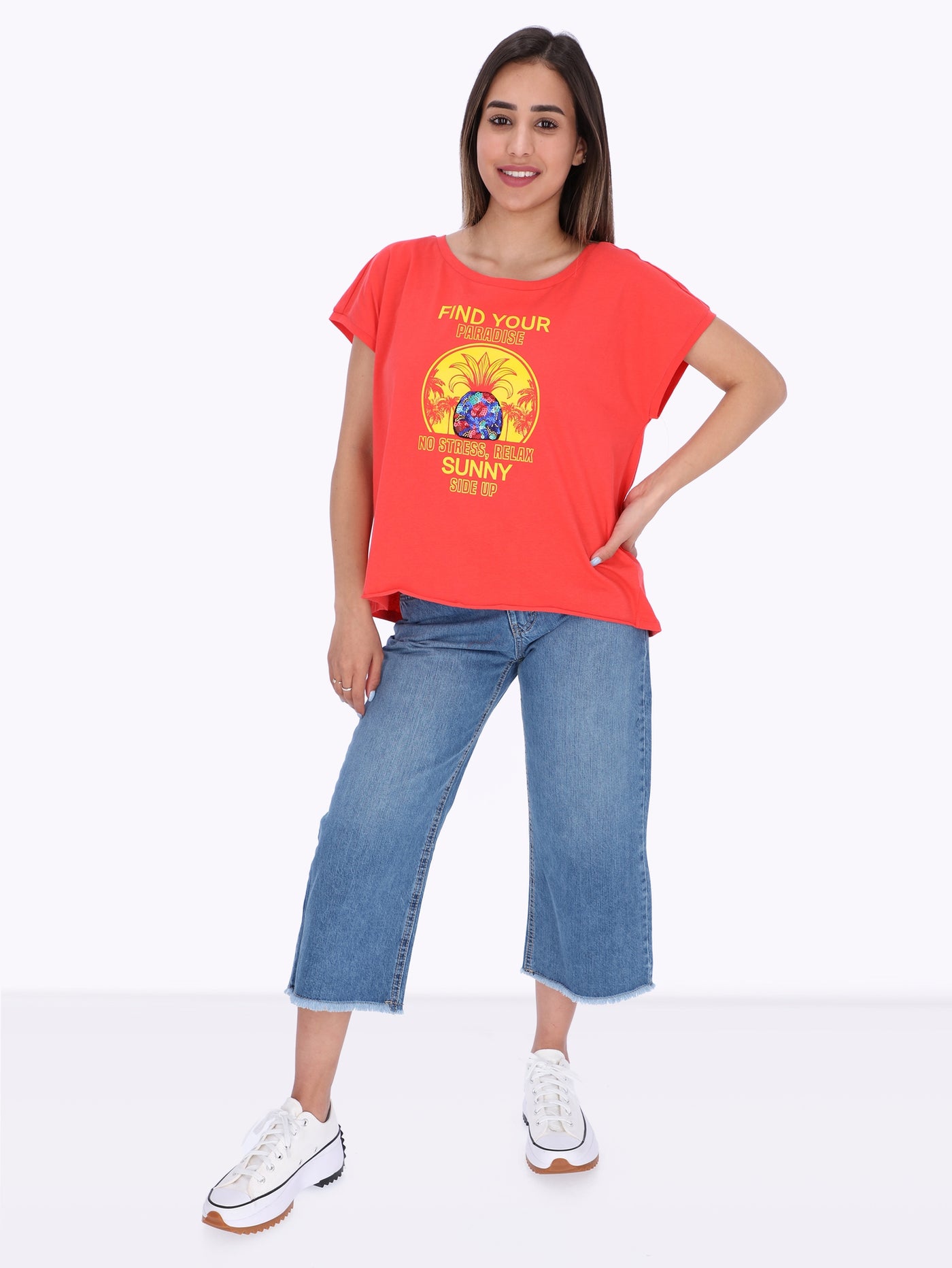 OR Women's Printed T-Shirt