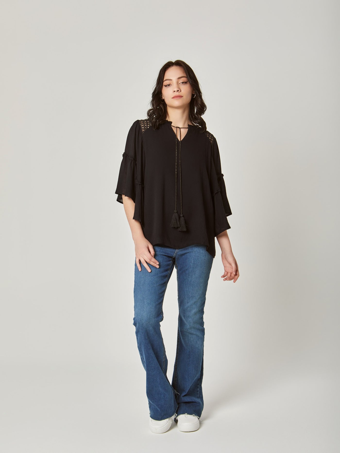Blouse - Short Wide Sleeve