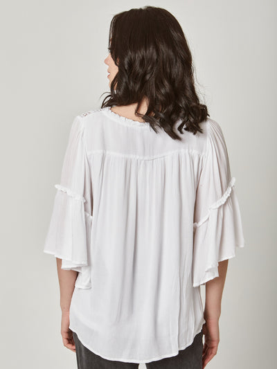 Blouse - Short Wide Sleeve