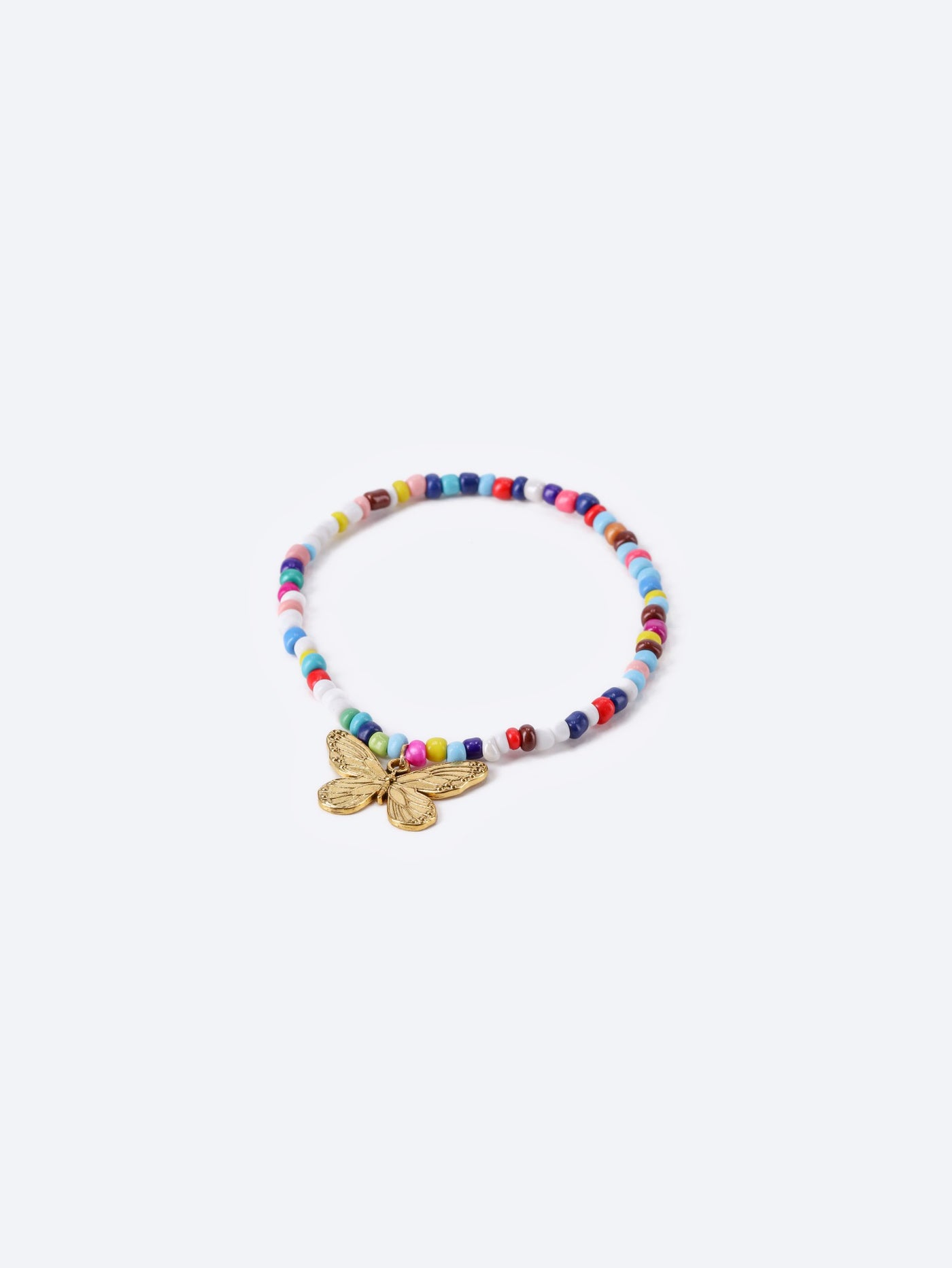 Butterfly Charm Bracelet - Beads