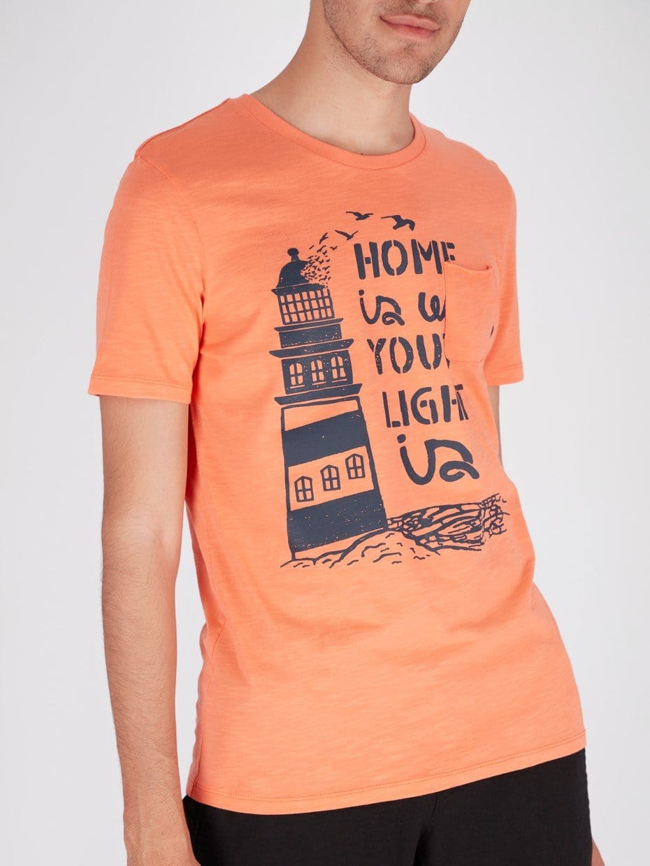 OR T-Shirts Front Print Home Is Where Your Light Is T-Shirt