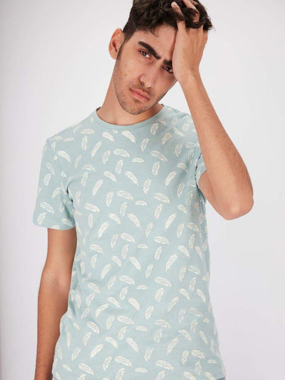 OR T-Shirts All-Over Feather Print T-Shirt
