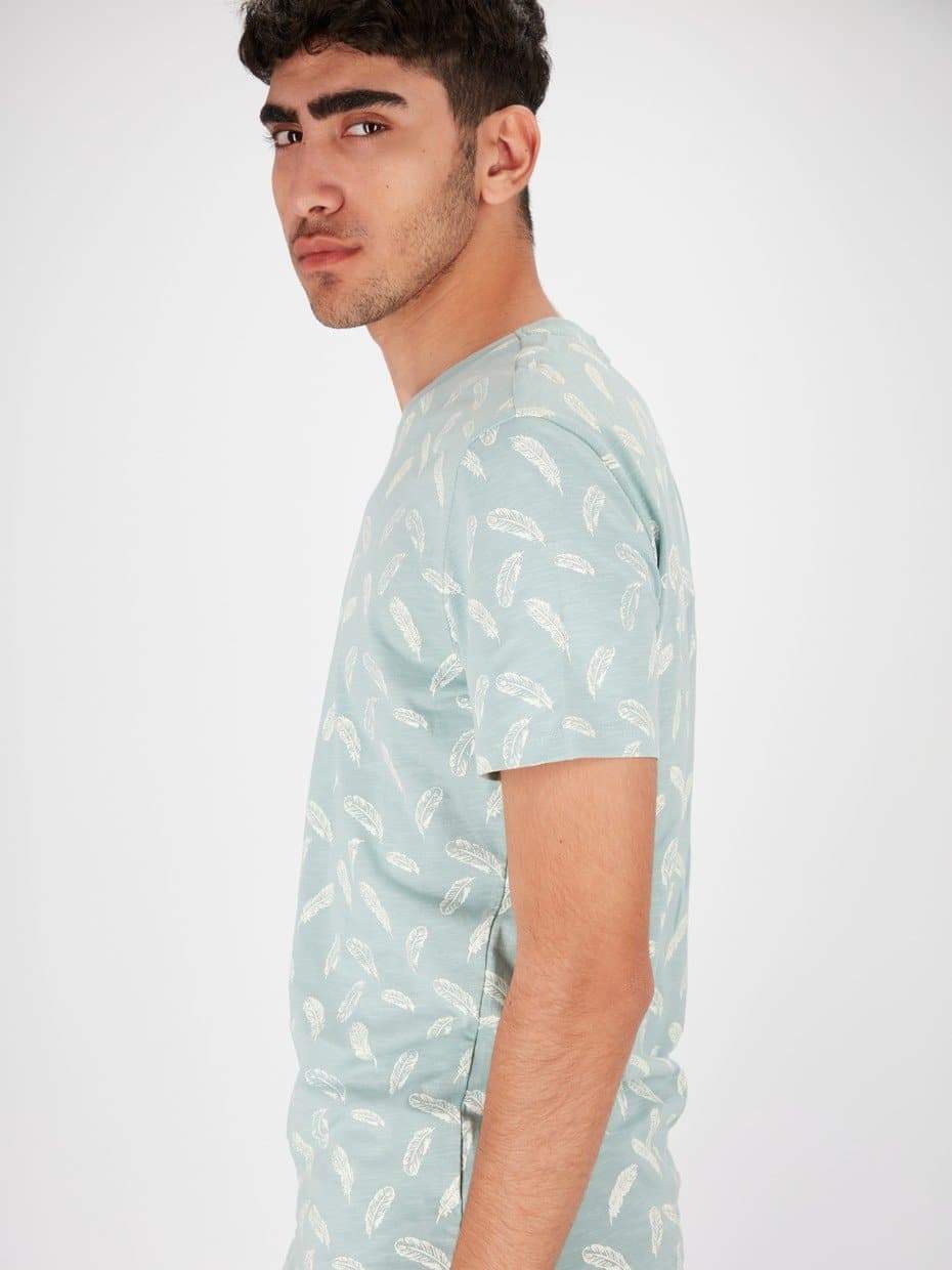 OR T-Shirts All-Over Feather Print T-Shirt