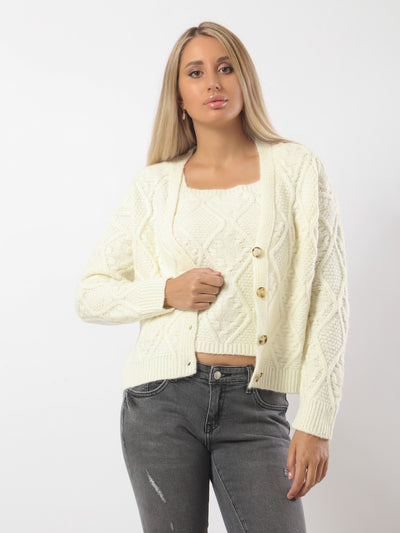 Cardigan - Fashionable - Buttoned