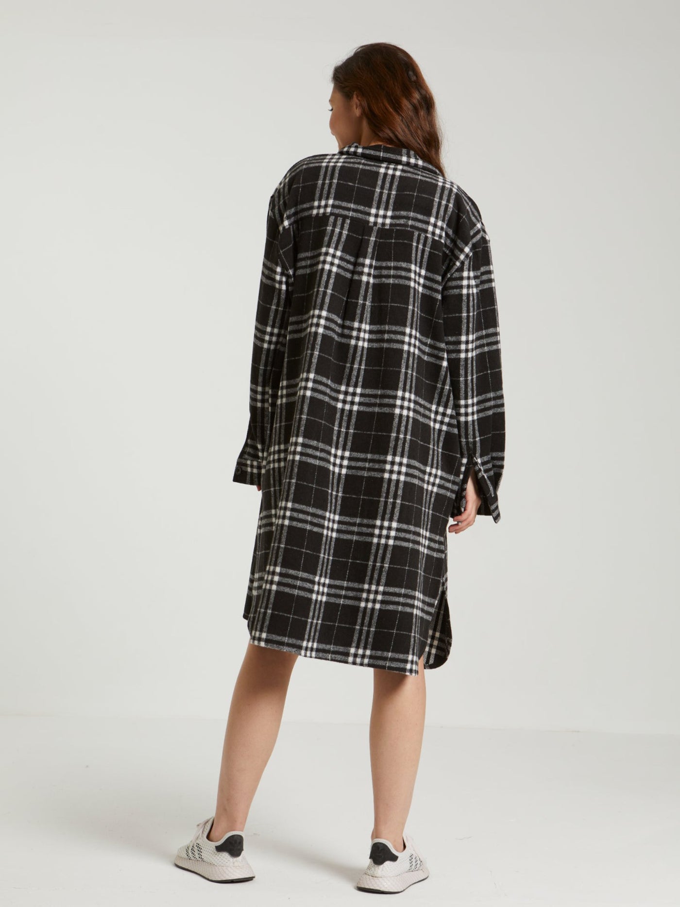 Coat - Checkered - Buttoned