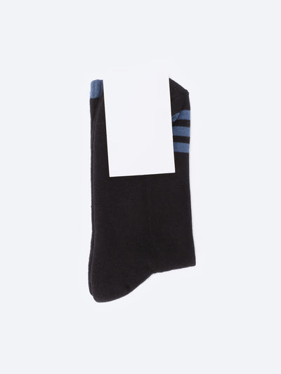 Crew Socks - Striped - Slip On