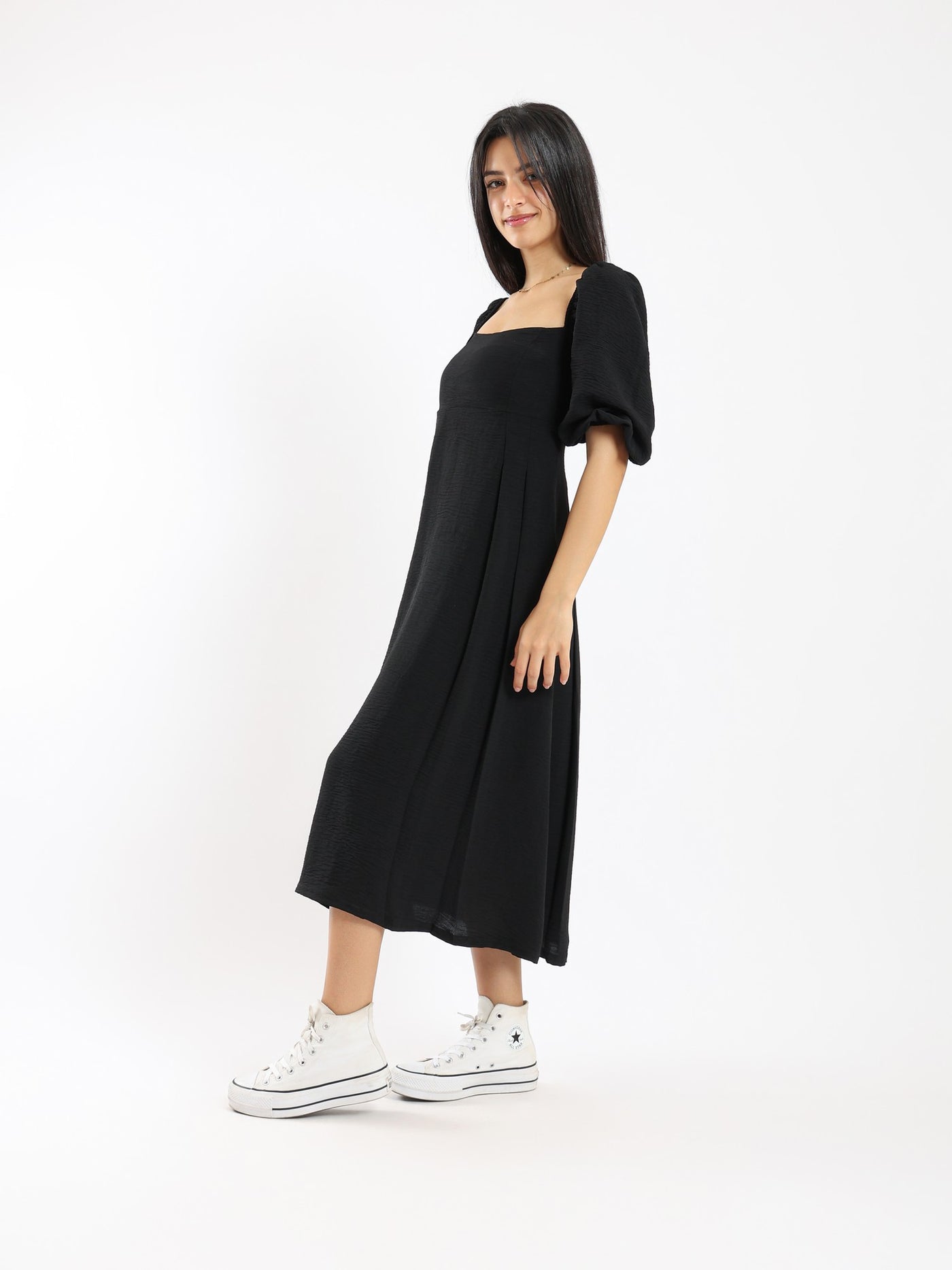 Dress - Maxi Length - Bell Sleeves