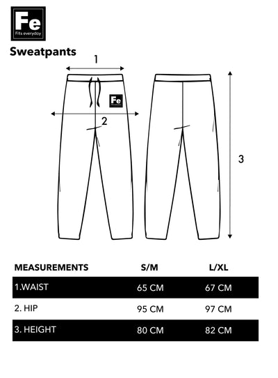 Sweatpants - With Hem - Drawstring