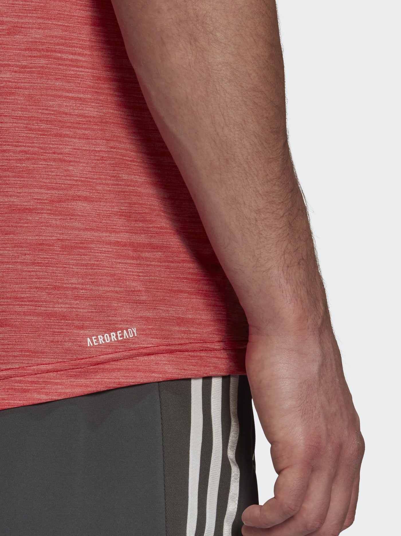 Adidas Men's Crew Neck Front Logo Print T-Shirt