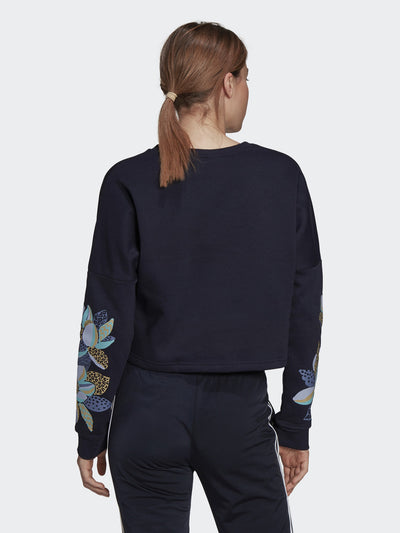 FARM Rio Print Sweatshirt  - Loose Cropped Design - H45138