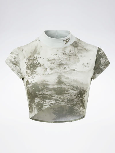 T-Shirt - Classics Cloud Splatter - Cropped Design