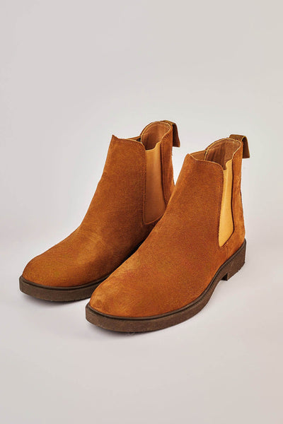 Half Boot - Rounded Toe - Slip-On