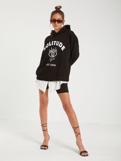 Hoodie - Front Print - Oversized