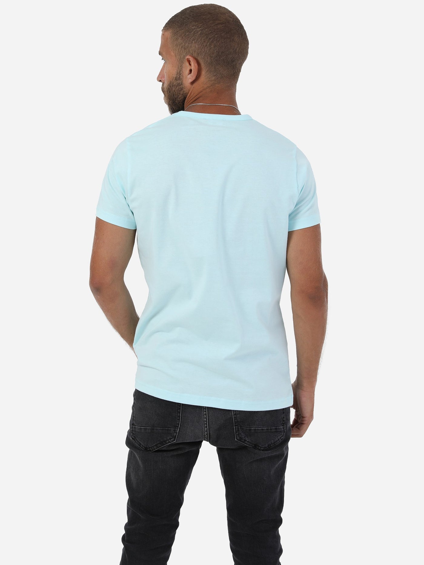 Eezeey Men's V-Neck Plain T-Shirt