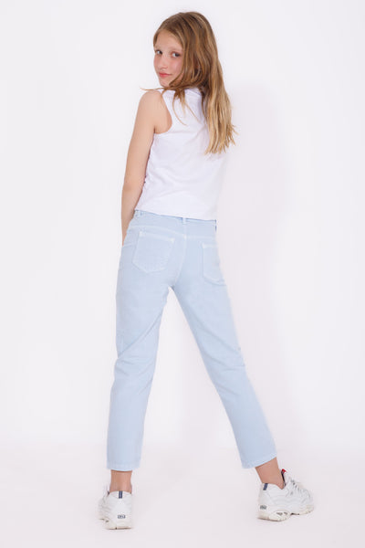 Jeans - With Pockets - Belt Loop