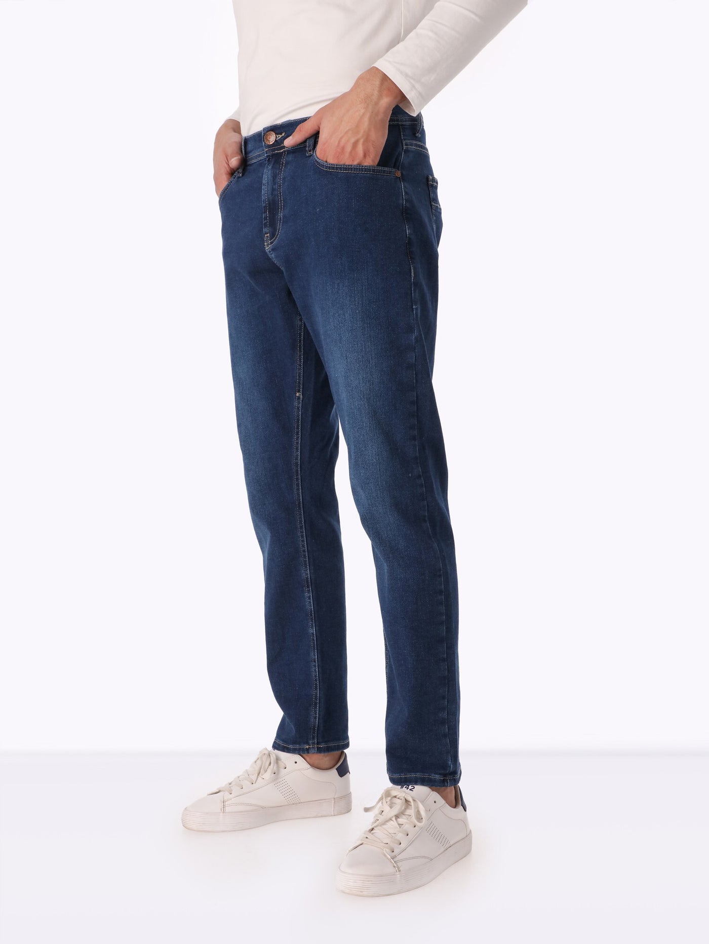 Jeans - Faded Effect - Regular Fit