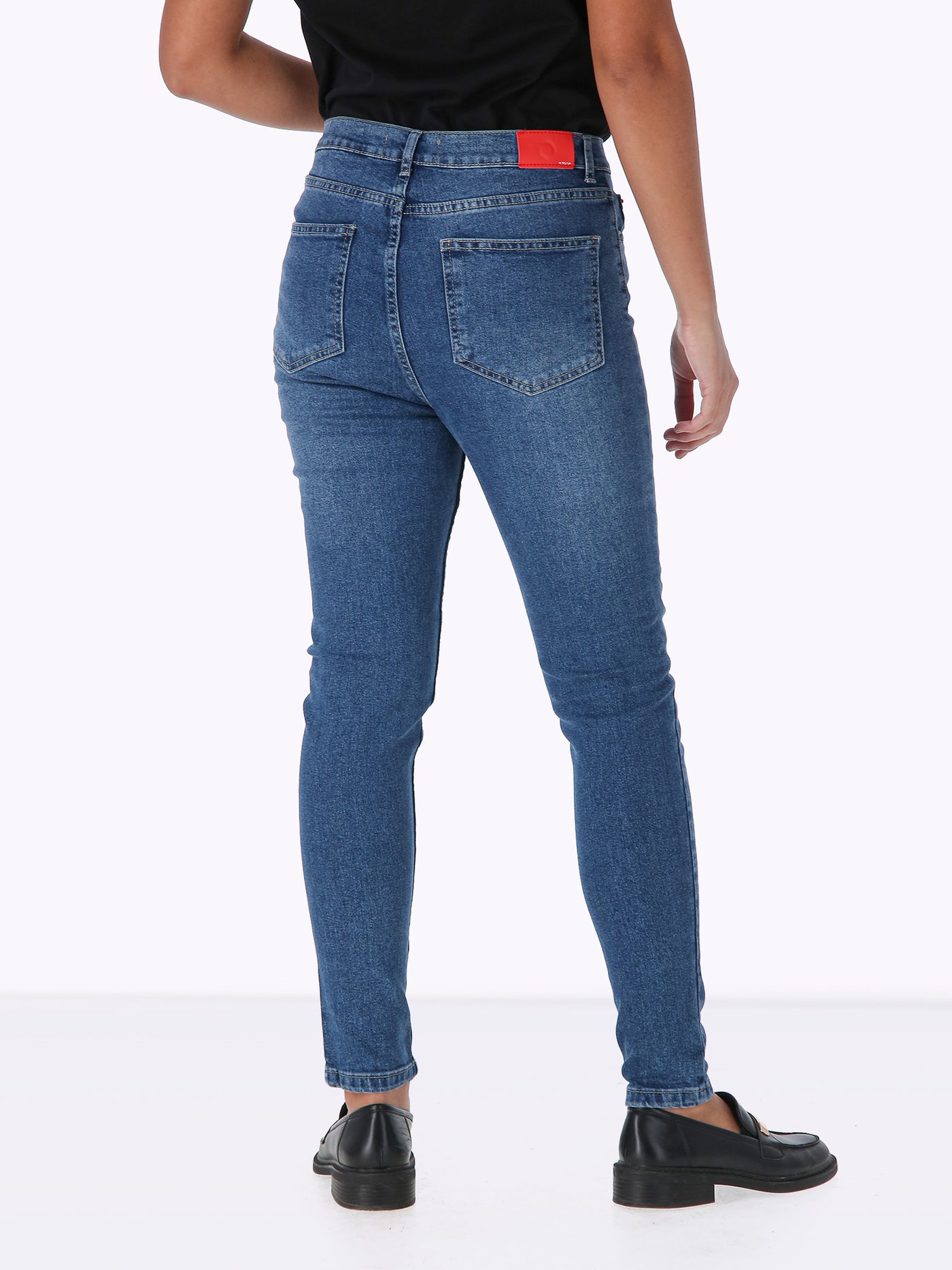 Jeans - Low Waist - Fly-zip
