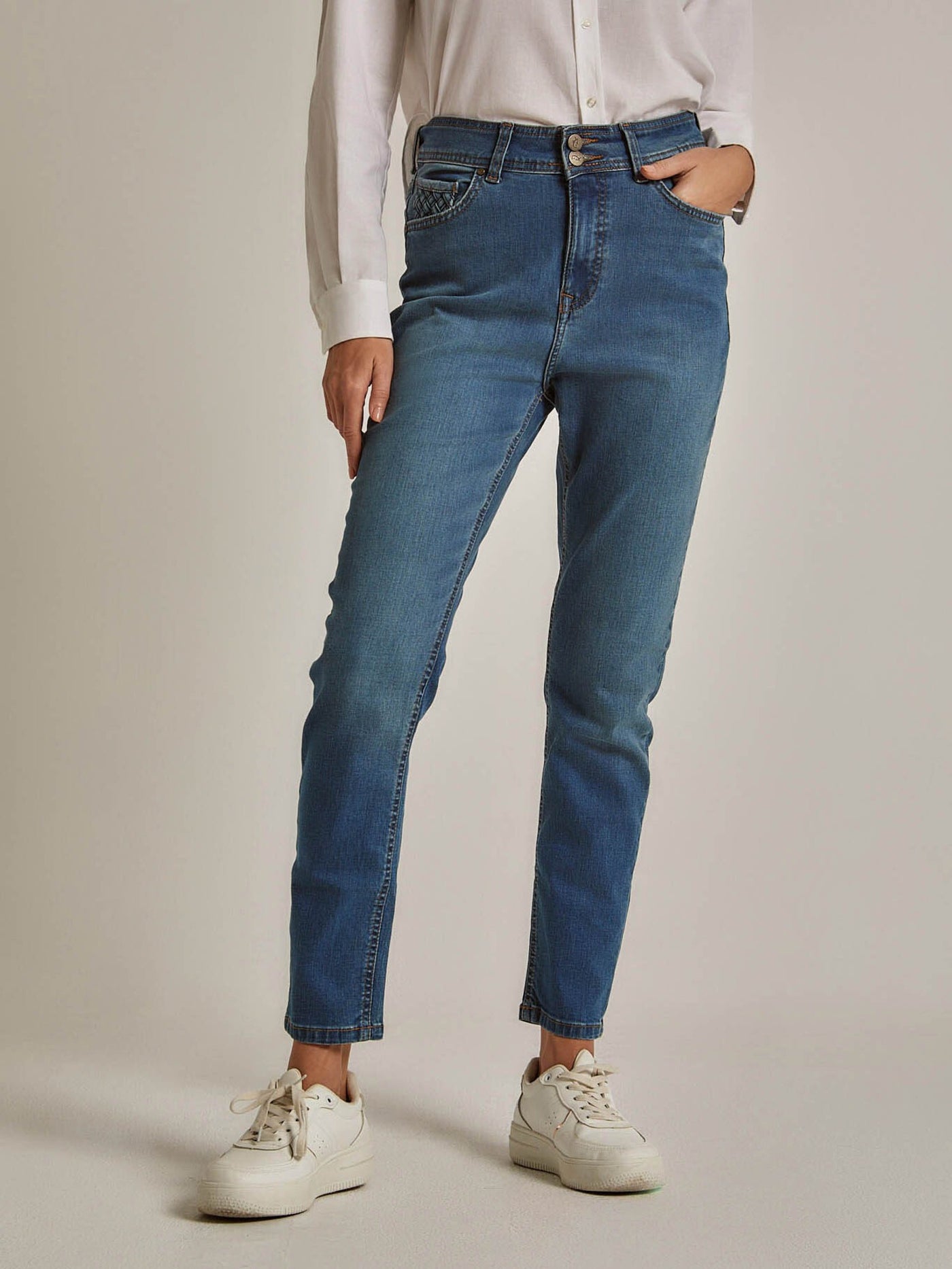 Jeans - Skinny Fit - High Waist