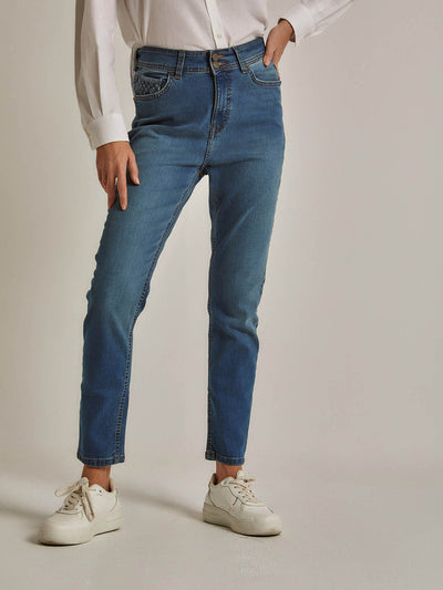 Jeans - Skinny Fit - High Waist
