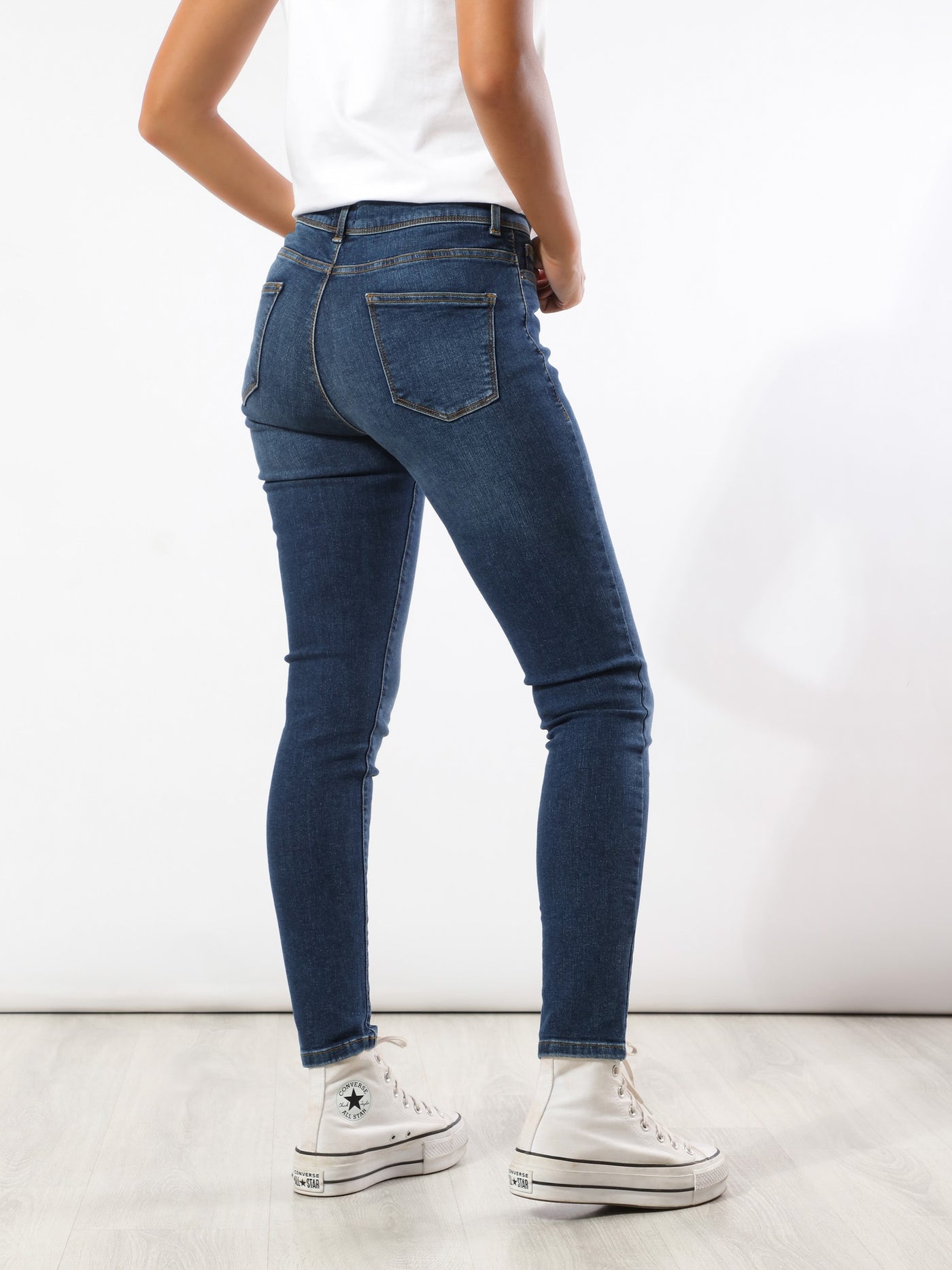 Jeans - Skinny Fit - Plain