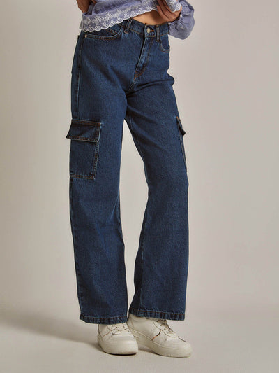 Jeans - With Pockets - Loose Fit
