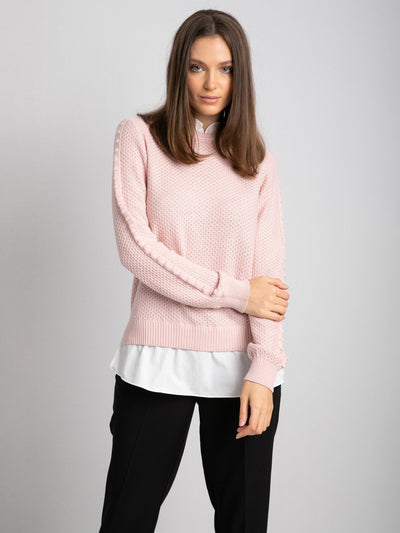 Knitted Pullover - Textured Design