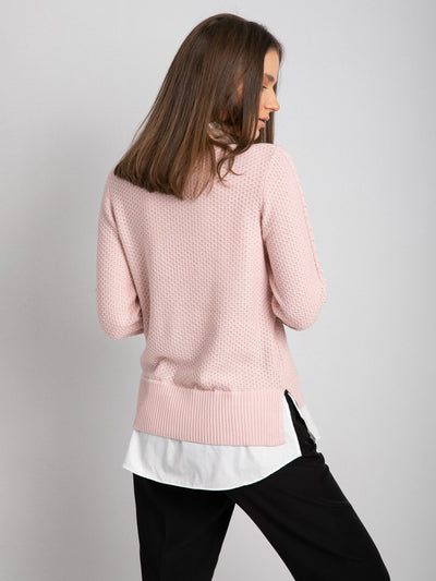 Knitted Pullover - Textured Design