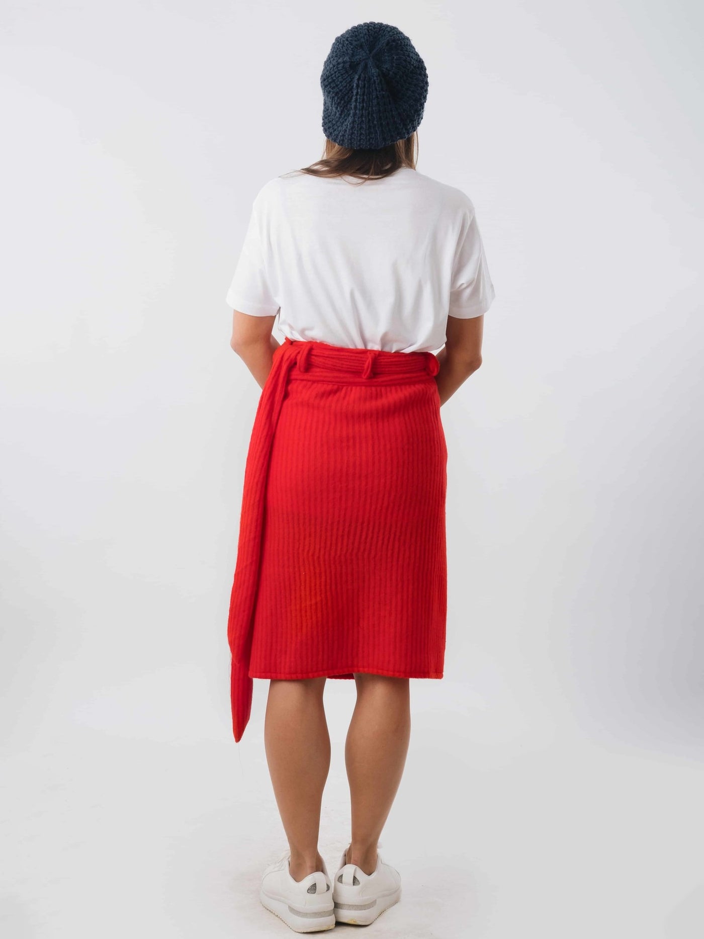 Knitted Skirt - Front Wrap