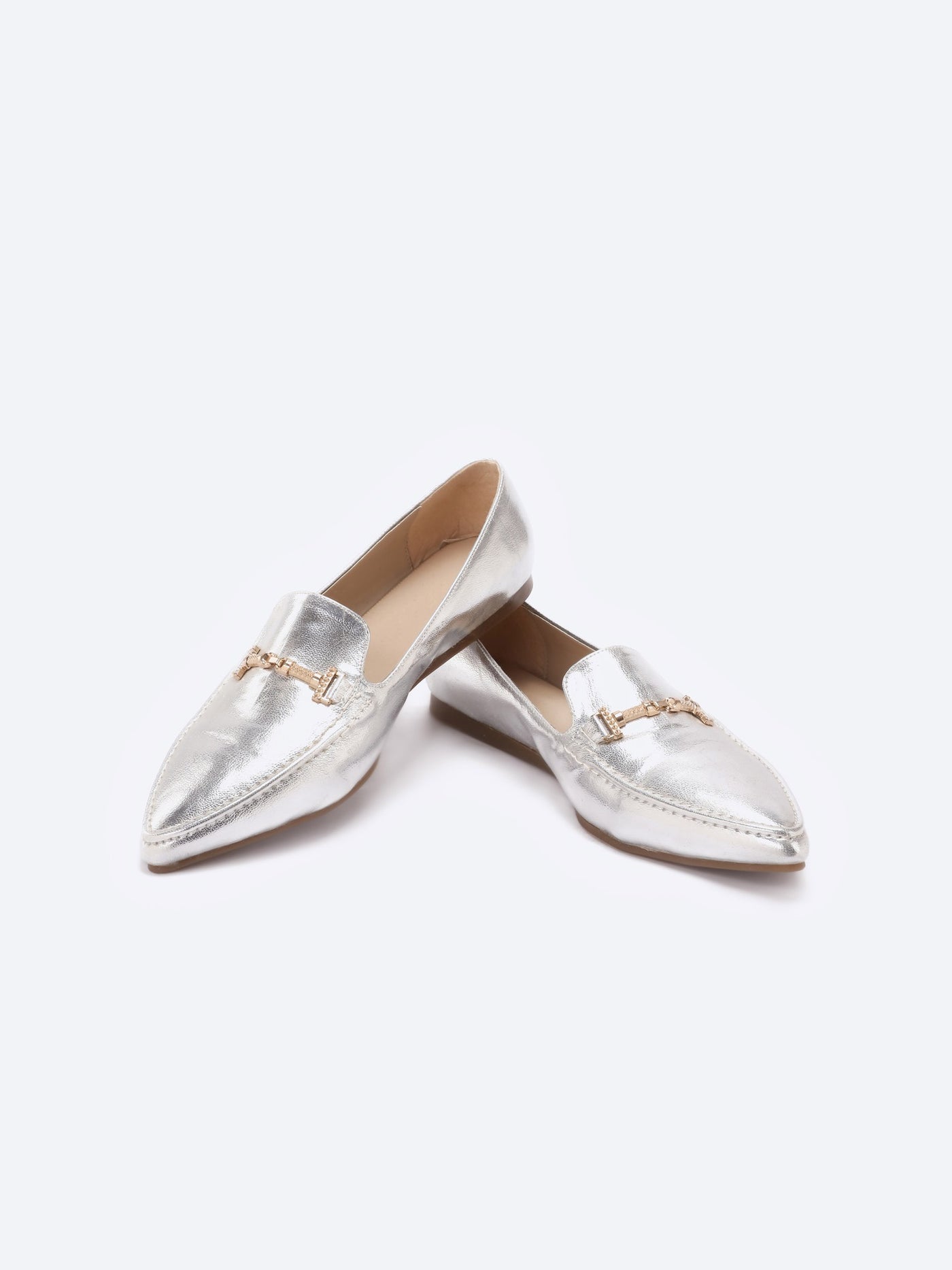 Loafer Shoes - Metallic