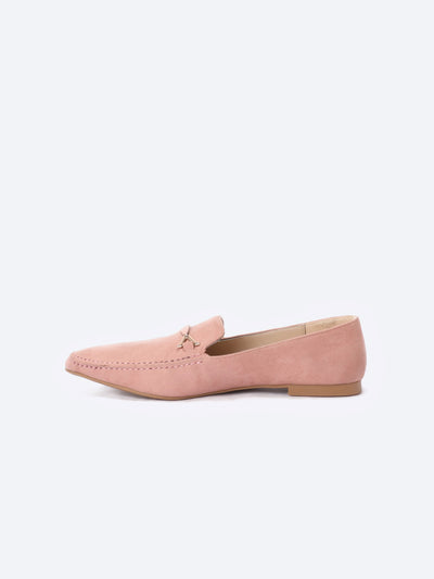 Loafers - Pointed Toe - Metal Detail
