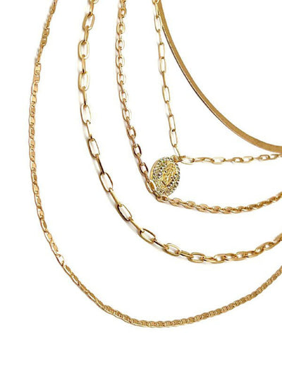 Necklace - Pendant - 5 Chains