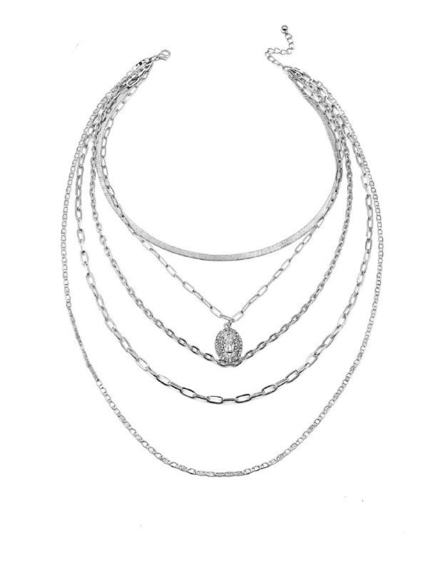 Necklace - Pendant - 5 Chains
