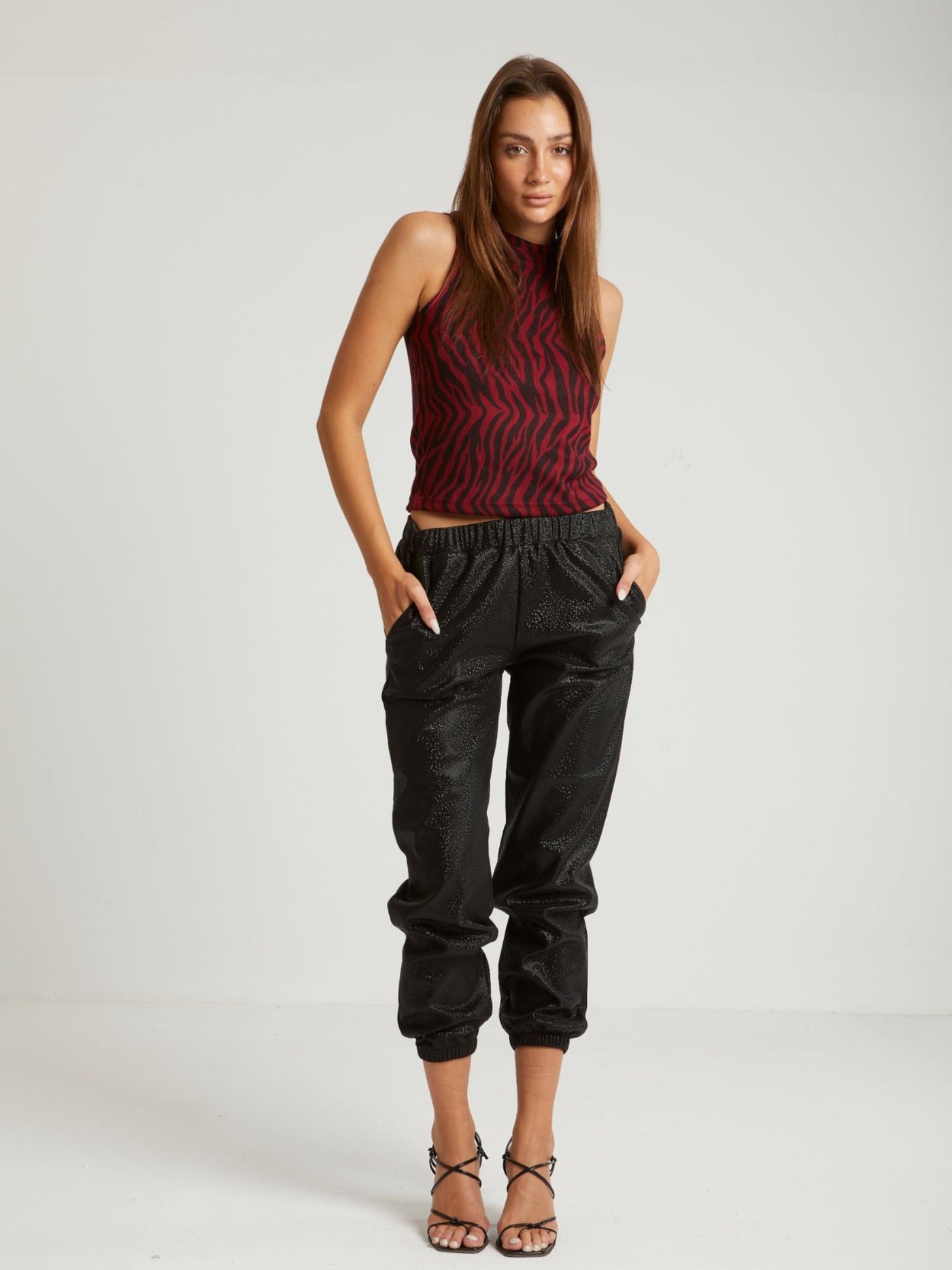 Pants - Leather - Cargo