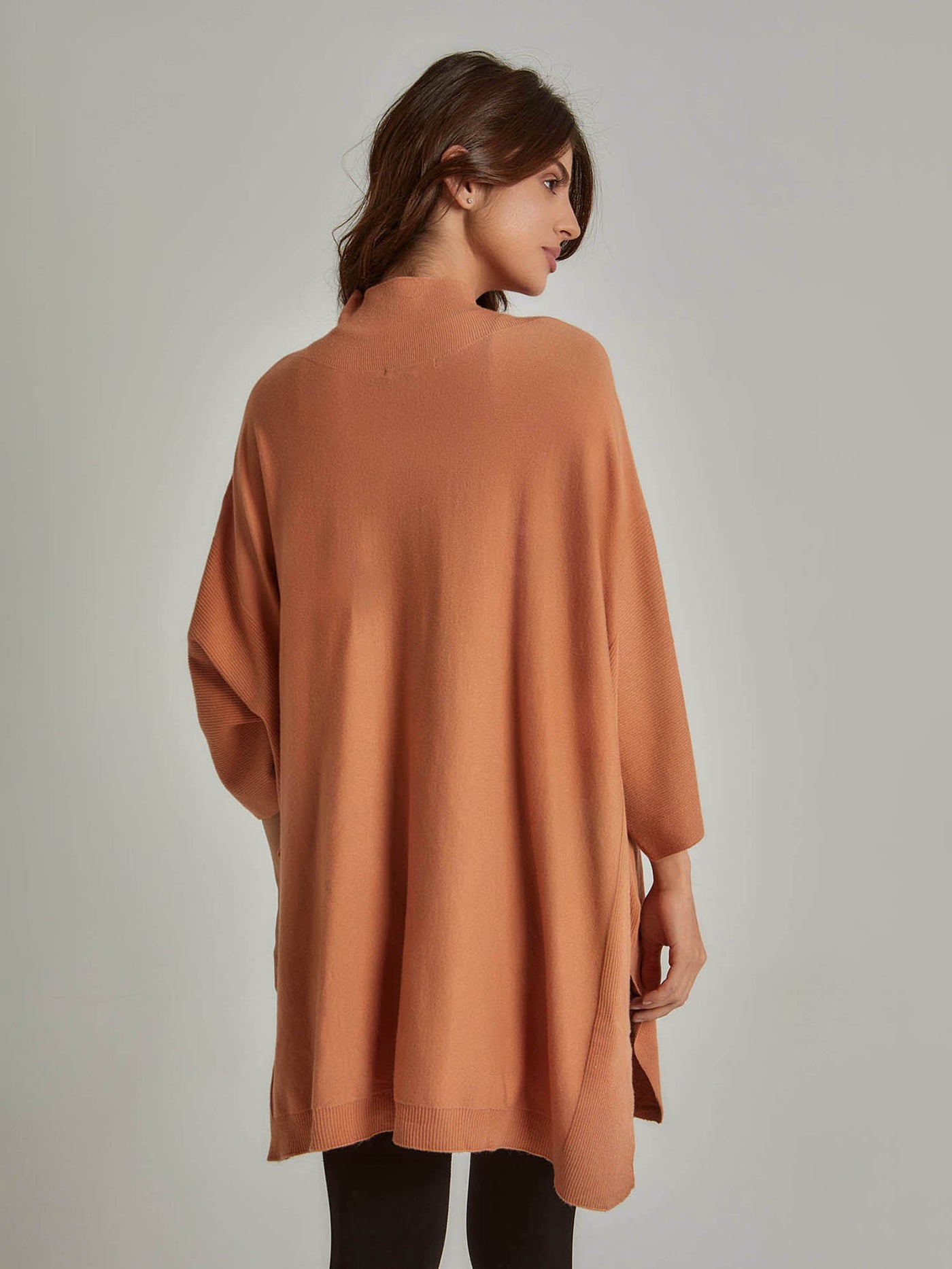 Poncho - Long Sleeves - Solid