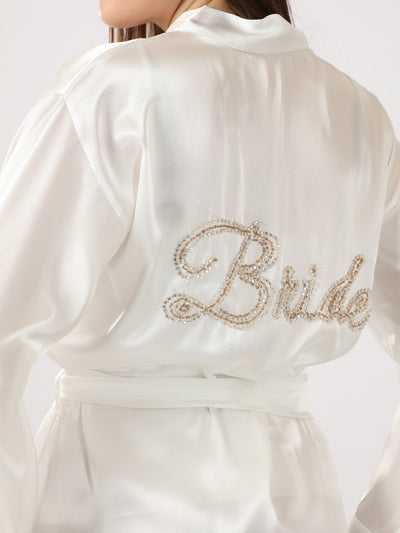 Robe - Embroidered - Bridal